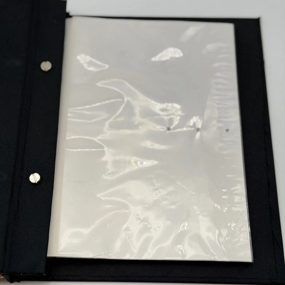 Vintage Floral Gold Leaf Photo Album Picture Frame Cover Rose Vine Shabby Chic